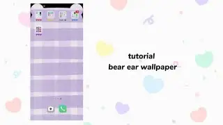 tutorial bear ear wallpaper🌹