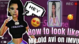 HOW TO MAKE MY OLD AVI ON IMVU💖