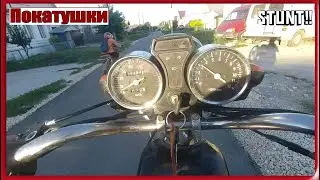 УБИВАЕМ АЛЬФУ СТАНТ НА АЛЬФЕ 110сс  НАВОДИМ СУЕТУ НА МОПЕДАХ!  КАТАЕМСЯ С ДРУГОМ