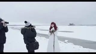 Winter photography at Rynningeviken in Örebro