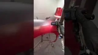 BEAUTIFUL PROFESSIONAL CAR PAINT RED PEARL PROCESS AND REPAIR 