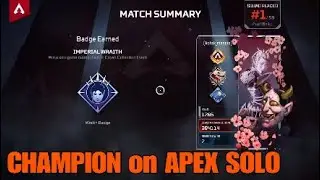 APEX LEGENDS | first CHAMPION APEX SOLO