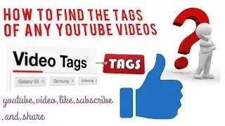 How to Get Tags For YouTube Videos !! How to copy Tags For others videos
