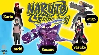Figuras de Naruto Shippuden Planeta Deagostini - Sasuke - Itachi - Jugo - Karin - Susano´s