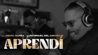 Pavel Nuñez ❌ Luis Miguel Del Amargue   APRENDÍ (lyric video)