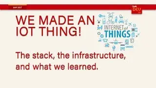 CorkDev: We made an IoT thing! – The stack, the infrastructure and what we learned