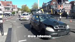 Ongeval tussen auto en lijnbus Rijksstraatweg / Zaanenlaan Haarlem
