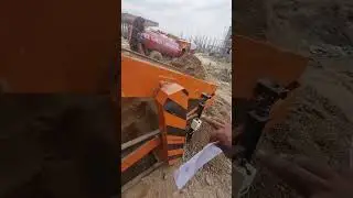 Sand screening machine 
