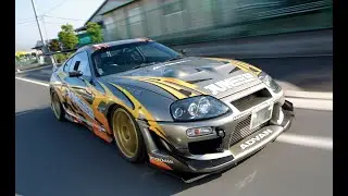 Toyota Supra JZA80 JUN  Cruise  Autobahn with Traffic AI  BeamNG Drive #automobile#supra#beamngdrive