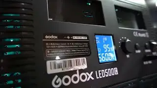 Studio and Film Lighting with Godox LED500C