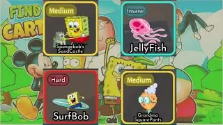 How to find all SpongeBob Characters in Find the Cartoon (107) | Roblox