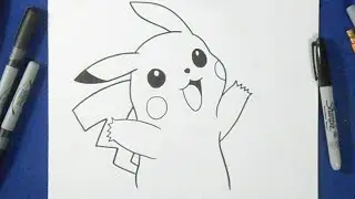 Cómo dibujar a Pikachu