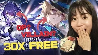 30 FREE PULLS, ACHERON is OP, AVENTURINE the VILLAIN? | Honkai Star Rail 2.1 Livestream REACT