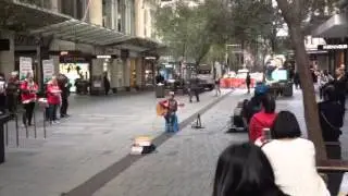 Dani Ilhan at Pitts Street Mall, Sydney
