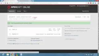 How to link a custom domain to openshift? (correct steps)