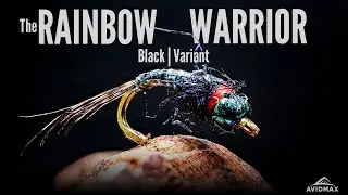 How to tie Rainbow Warrior (Black Variant) | Fly Tying Tutorial