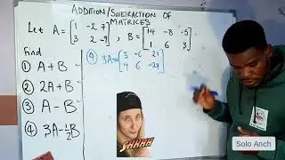Matrix - Examples on addition of matrices
