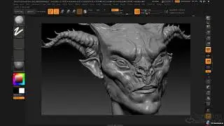 48 | ZBrush 2018 - Общие обновления UI updates | Introduction to ZBrush