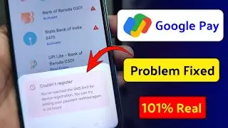 couldn't register google pay / how to fix couldn't register problem in google pay