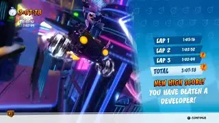 Electron Avenue - Developer Time Beaten!! - CTR Nitro-Fueled