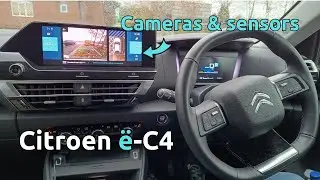 Citroen e-C4 reversing camera & parking sensors (on a 2021 Shine Plus)