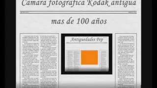 Camara kodak antigua fotografia