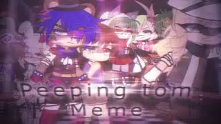 ((FNAF)) Peeping Tom Meme ||Ft. Security Breach || Gacha Club ||