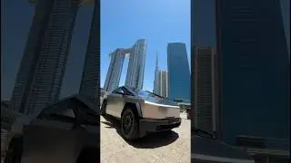 Первый Кибертрак в Дубае, доступный для аренды! 🤩 #tesla #cybertruck #teslaconnect #connectai