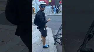 Наглый велосипедист