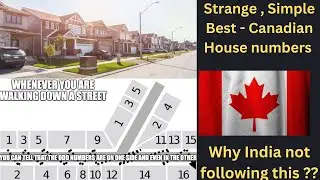 House numbers in Canada (Not like India) - Simple and Best