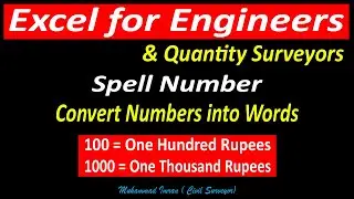 How to Convert Number to Words in Excel || Excel Formula to Convert Numbers to Words in Rupees