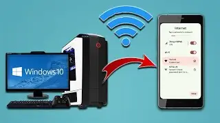 How to Use PC Internet in Mobile Using Hotspot Wireless  Create WiFi Hotspot in Windows 10 tech ai