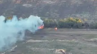 Кадрами уничтожения техники ВСУ делятся военнослужащие из 35 армии