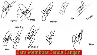 Tutorial membuat Tanda Tangan Keren