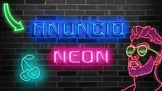 ANUNCIO NEON con Animación en Photoshop Tutorial en HD 2020