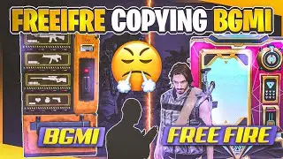 🤯FREEFIRE COPYING BGMI VENDING MACHINE😱THINGS THAT FREEFIRE  COPY FROM BGMI😡FREEFIRE COPYING BGMI