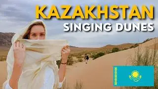 Exploring the Singing Dunes at Altyn Emel National Park 🇰🇿 KAZAKHSTAN ROAD TRIP part 1