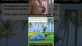 🔥only 1 yoga pose daily #muscle #building #yoga #yogawithamit #fitness #motivation