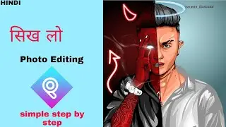 Devil vs angel photo editing concept in PicsArt ll PicsArt tutorial ll Vector art in picsart - FN
