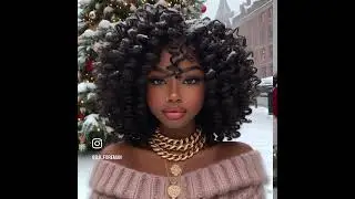 A little Digital Artwork With Model Leneisha and some Jazzy Christmas Music “The Christmas Song”