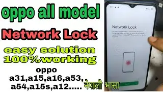 oppo a16,a31 a53, network unlock method || oppo all model country lock solution || oppo sim unlock