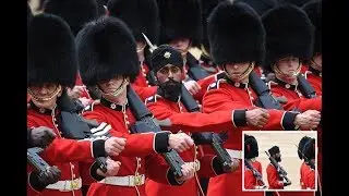 Sikh sold ier becomes the first to wear a turban instead of a bearskin hat for Trooping the
