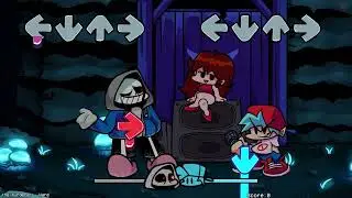 BF vs Sans - The Murderer Song [FNF Dusttale mod] 