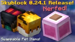Skyblock 0.24.1 Release! Swappable Pet Items! Garden Changes + Bug Fixes! (Hypixel Skyblock News)