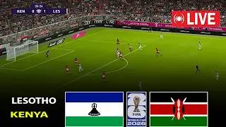 🔴LIVE: Kenya vs Lesotho | Today Football Match Live | Full Match PES 21 Simulation Gameplay