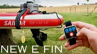 Unboxing and Testing the Hiqmar Electric Fin SUP Booster! (E Fin for paddle boards and kayaks)
