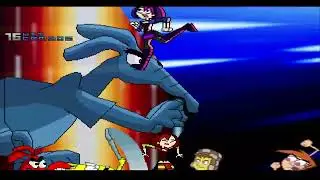 MUGEN Fight - Vicky, Aardvark, El Chavo, and Rocko vs. Gwen x4
