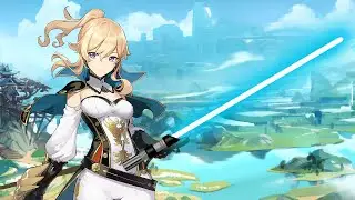 Jean and her Lightsaber : Genshin Impact