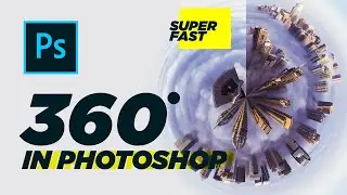 360 Degree image in Photoshop - how to convert any 🖼 image into 360° degree image