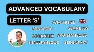 Do You Know These Words ADVANCED ENGLISH VOCABULARY LETTER S #vocabulary #vocabularybuilding